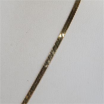 14kt Gold Herringbone Chain Necklace