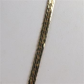 14kt Gold Herringbone Chain Necklace