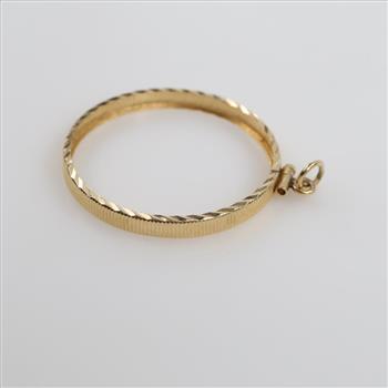 14kt Gold Holder Pendant