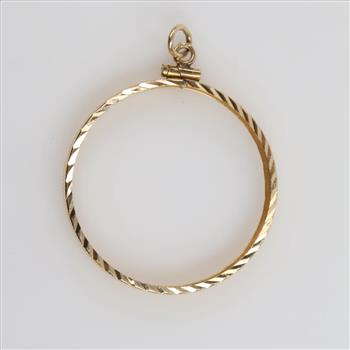 14kt Gold Holder Pendant