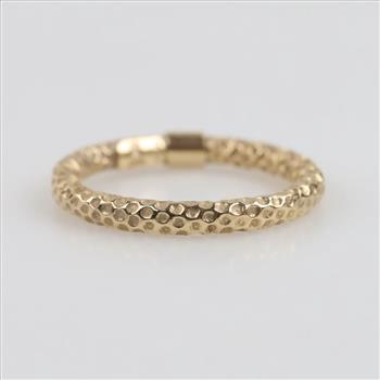 14kt Gold Hollow Band