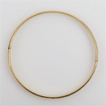 14kt Gold Hollow Bracelet