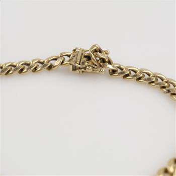 14kt Gold Hollow Bracelet