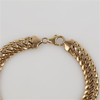 14kt Gold Hollow Bracelet