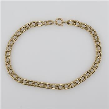 14kt Gold Hollow Bracelet