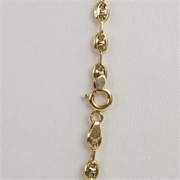 14kt Gold Hollow Neckalce