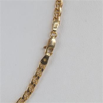 14kt Gold Hollow Necklace