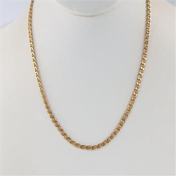 14kt Gold Hollow Necklace