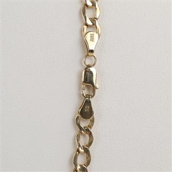 14kt Gold Hollow Necklace