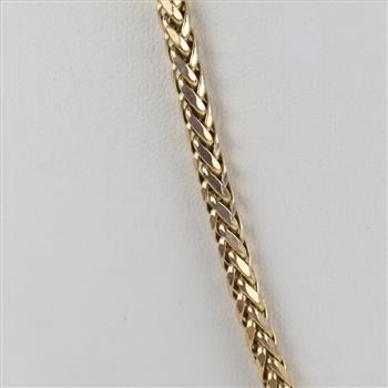14kt Gold Hollow Necklace