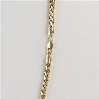 14kt Gold Hollow Necklace