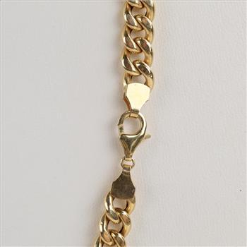 14kt Gold Hollow Necklace
