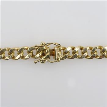 14kt Gold Hollow Necklace