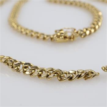 14kt Gold Hollow Necklace