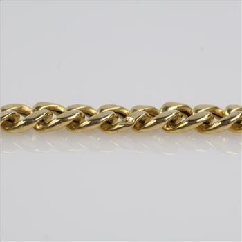 14kt Gold Hollow Necklace