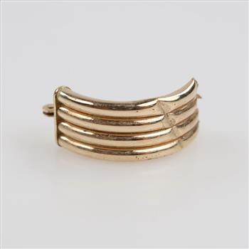 14kt Gold Hollow Piece
