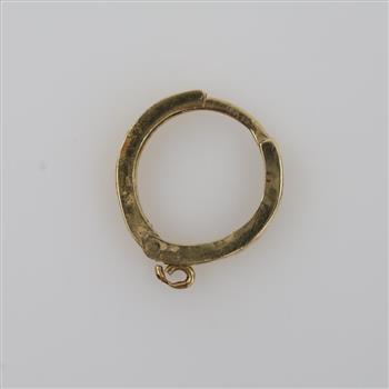 14kt Gold Hoop Earring