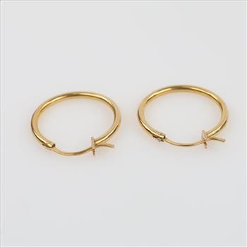 14kt Gold Hoop Earrings