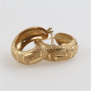 14kt Gold Hoop Earrings