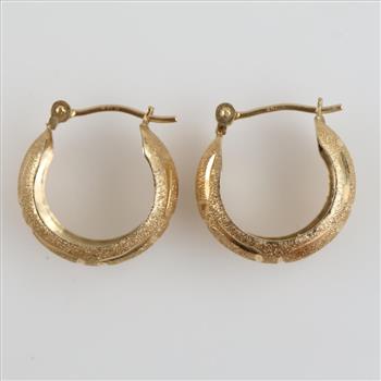 14kt Gold Hoop Earrings