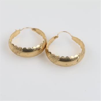 14kt Gold Hoop Earrings