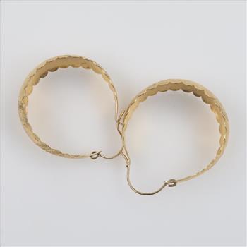 14kt Gold Hoop Earrings