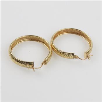 14kt Gold Hoop Earrings