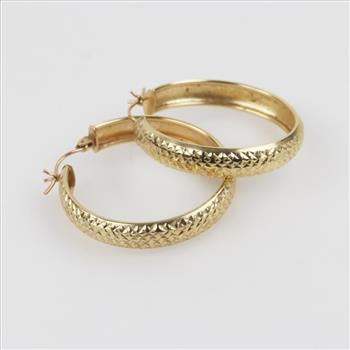 14kt Gold Hoop Earrings