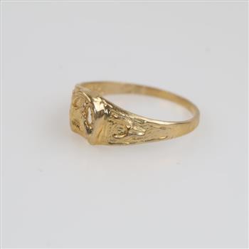 14kt Gold Horse Ring