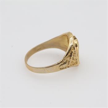 14kt Gold Horse Ring