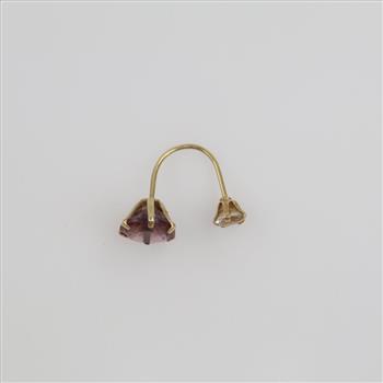 14kt Gold Horseshoe Style Nose Ring