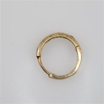 14kt Gold Huggie Hoop Earring