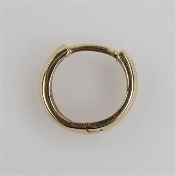 14kt Gold Huggie Hoop Earring