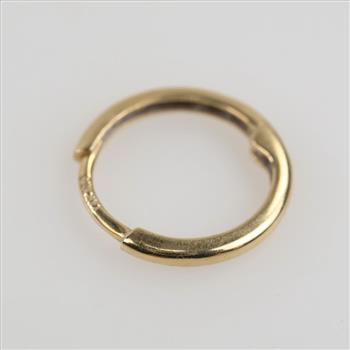 14kt Gold Huggie Hoop Earring