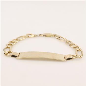 14kt Gold ID Bracelet