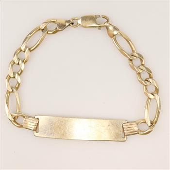 14kt Gold ID Bracelet