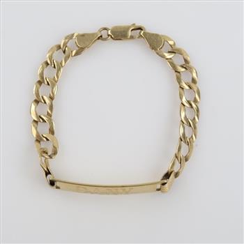 14kt Gold ID Bracelet