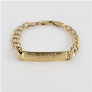14kt Gold ID Bracelet