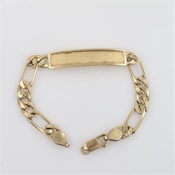 14kt Gold ID Bracelet