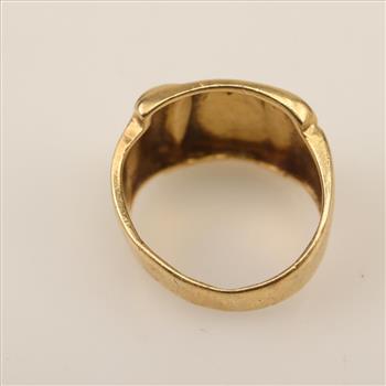 14kt Gold Initial Ring