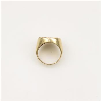 14kt Gold Initial Ring