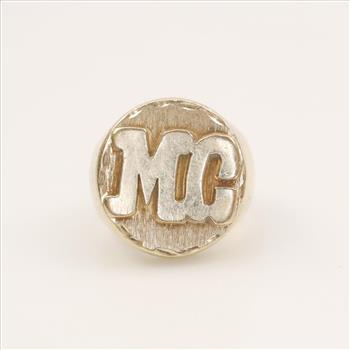 14kt Gold Initial Ring