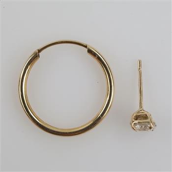 14kt Gold Jewelry, 2 Pieces