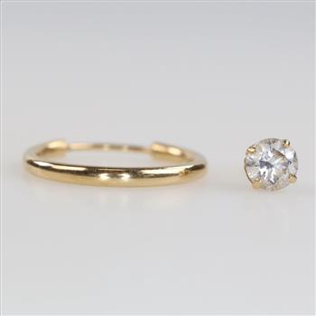 14kt Gold Jewelry, 2 Pieces