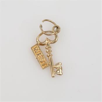 14kt Gold Key West Pendant