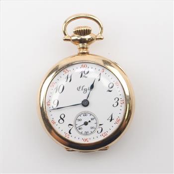 14kt Gold Lady Elgin Pocket Watch