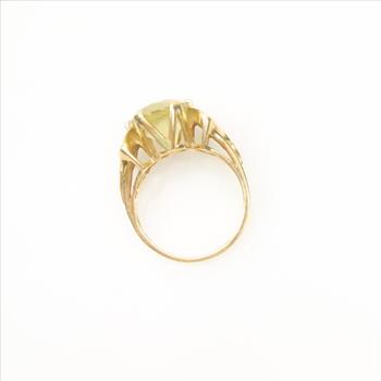 14kt Gold Lemon Quartz Ring