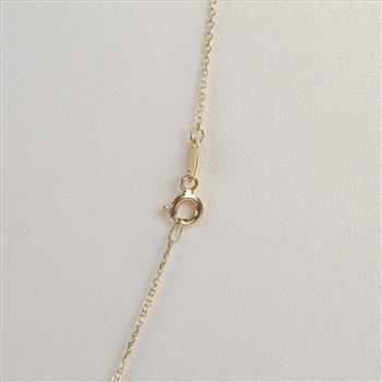 14kt Gold Letter M Pendant Necklace