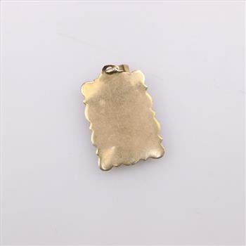 14kt Gold Letter Pendant
