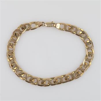 14kt Gold Link Chain Bracelet